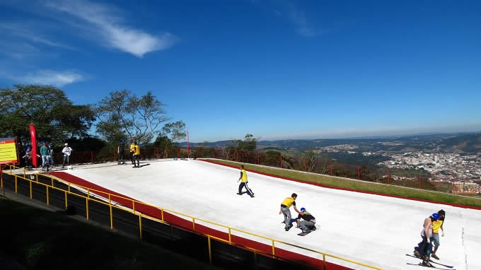 Uma das pista do Ski Mountain Park